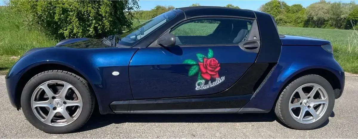 Usata Smart Roadster 61 CV (44 kW) 2004 Blu Cabrio