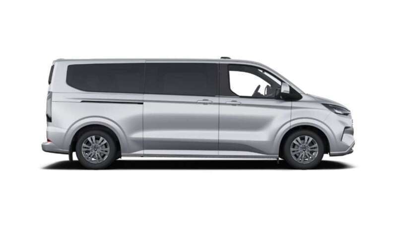 Moondust silver metallic Neu 2025 Ford Tourneo Custom Titanium Van / Kleinbus | 53.578 € (Guter Preis) - Bild 1/4