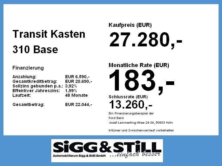 Neu Ford Transit 105 PS (77 kW) 2025 Frost weiß Van / Kleinbus