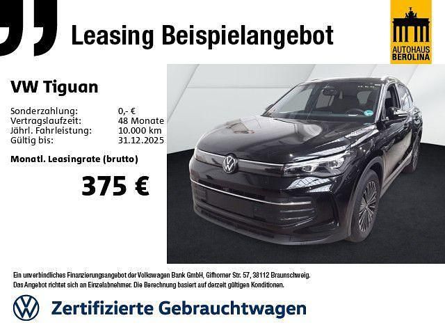 Schwarz Gebraucht 2025 VW Tiguan Goal SUV | 35.490 € (Superpreis) - Bild 1/4