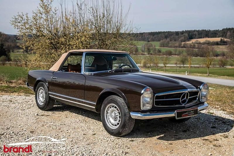 Gebraucht Mercedes SL280 170 PS (125 kW) 1971 Tabacbraun 423 Cabrio