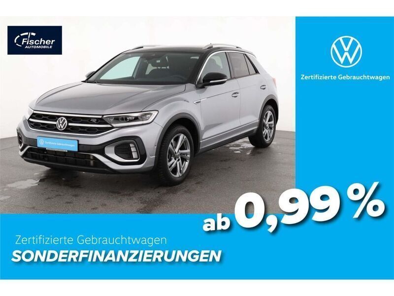 Silber Gebraucht 2024 VW T-Roc R-line SUV | 30.440 € (Guter Preis) - Bild 1/3
