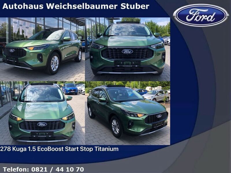 Ein traum in bursting green Neu 2024 Ford Kuga Titanium SUV | 30.900 € (Guter Preis) - Bild 1/4