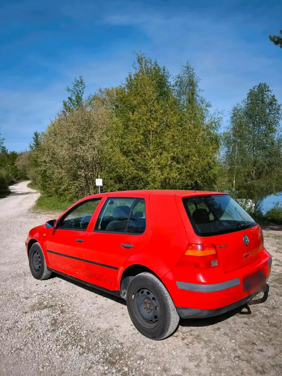 Gebraucht VW Golf III 1998 Rot Limousine