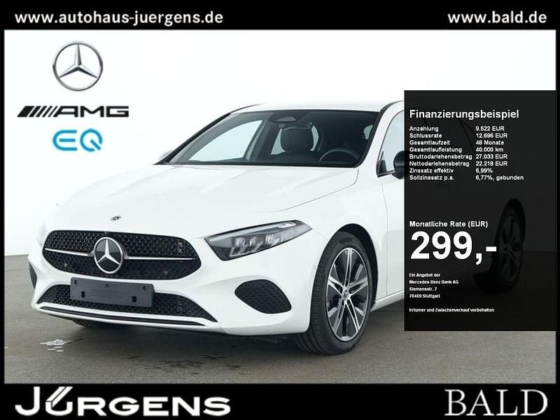 Weiss polarweiß Gebraucht 2024 Mercedes A200 Progressive Limousine | 31.740 € (Fairer Preis) - Bild 1/4