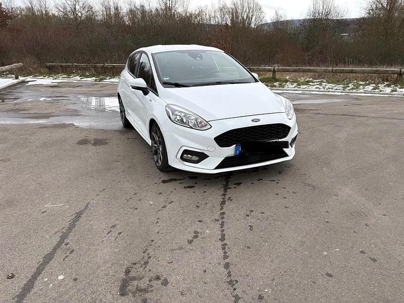 Gebraucht Ford Fiesta ST-Line 101 PS (74 kW) 2018 Weiß Kleinwagen