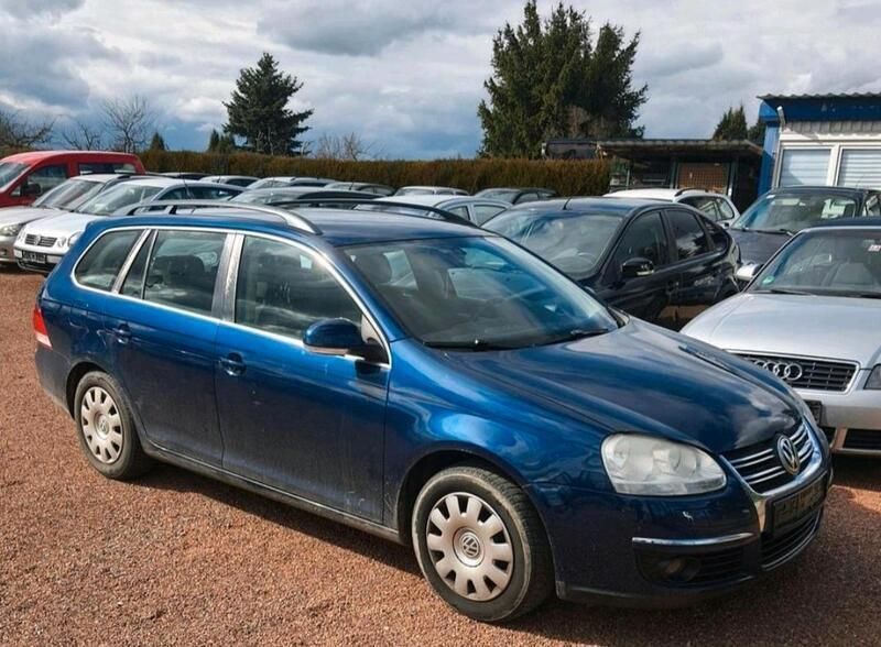 Blau Gebraucht 2008 VW Golf V Kombi | 3.999 € (Fairer Preis) - Bild 1/4