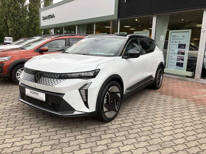 Perlmuttweiß metallic, black Gebraucht 2024 Renault Scénic Iconic Van / Kleinbus | 47.450 € (Fairer Preis) - Bild 1/4