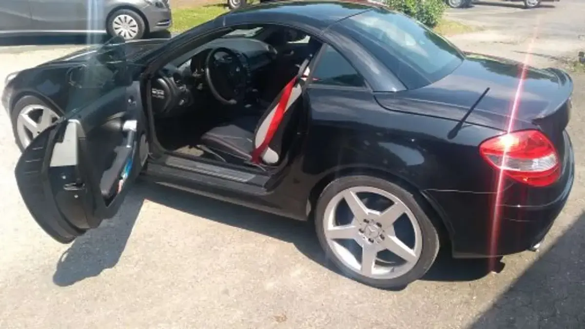 Gebraucht Mercedes SLK200 163 PS (119 kW) 2008 Schwarz Cabrio