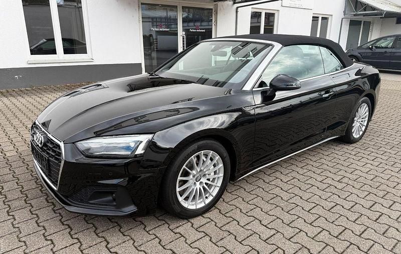 Mythosschwarz Gebraucht 2020 Audi A5 Cabriolet S-Line Cabrio | 35.499 € (Fairer Preis) - Bild 1/4