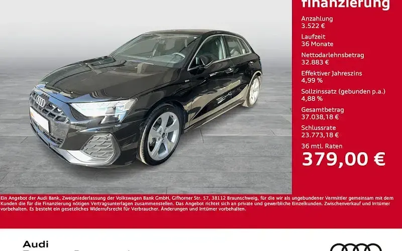 Gebraucht Audi A3 S-Line 150 PS (110 kW) 2025 Schwarz Limousine