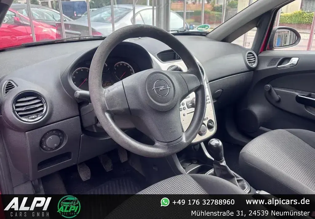 Gebraucht Opel Corsa Selection 60 PS (44 kW) 2009 Rot Kleinwagen