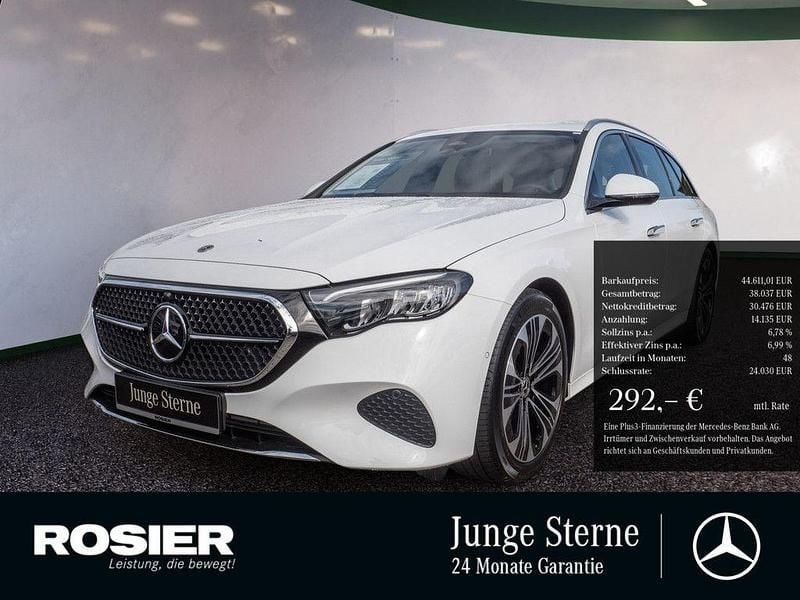 Weiß Gebraucht 2024 Mercedes E220 Advanced Limousine | 44.611 € (Superpreis) - Bild 1/3