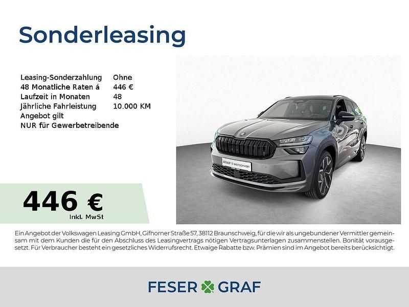 Graphitegrau Neu 2025 Skoda Kodiaq SportLine SUV | 49.890 € (Guter Preis) - Bild 1/4