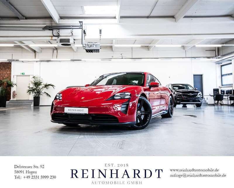 Rot Gebraucht 2021 Porsche Taycan 4S Limousine | 71.485 € (Fairer Preis) - Bild 1/3
