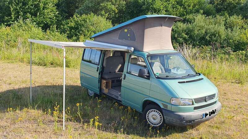 Grün Gebraucht 1998 VW T4 California Van | 14.500 € (Guter Preis) - Bild 1/4