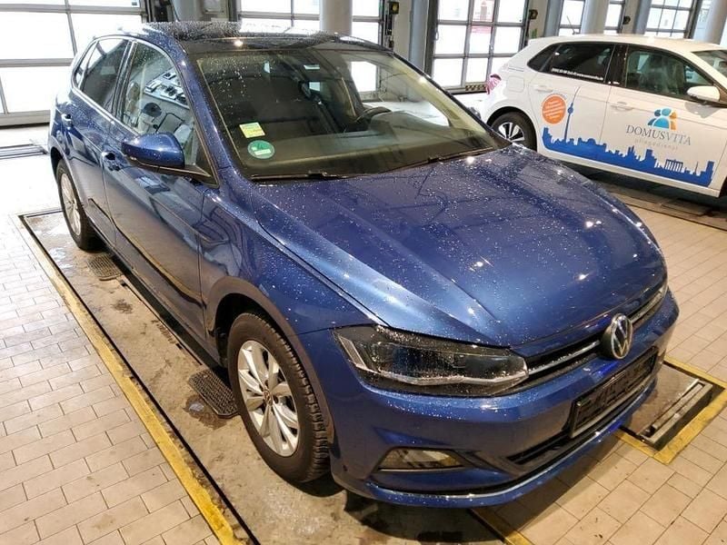 Gebraucht VW Polo Highline 95 PS (69 kW) 2021 Blau Kleinwagen
