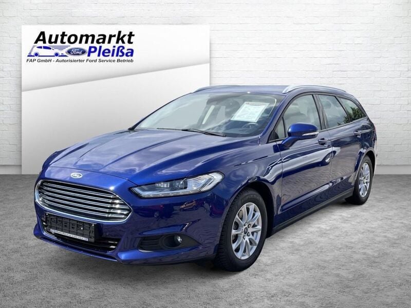 Blau Gebraucht 2018 Ford Mondeo Business Edition Kombi | 18.990 € (Teuer) - Bild 1/4