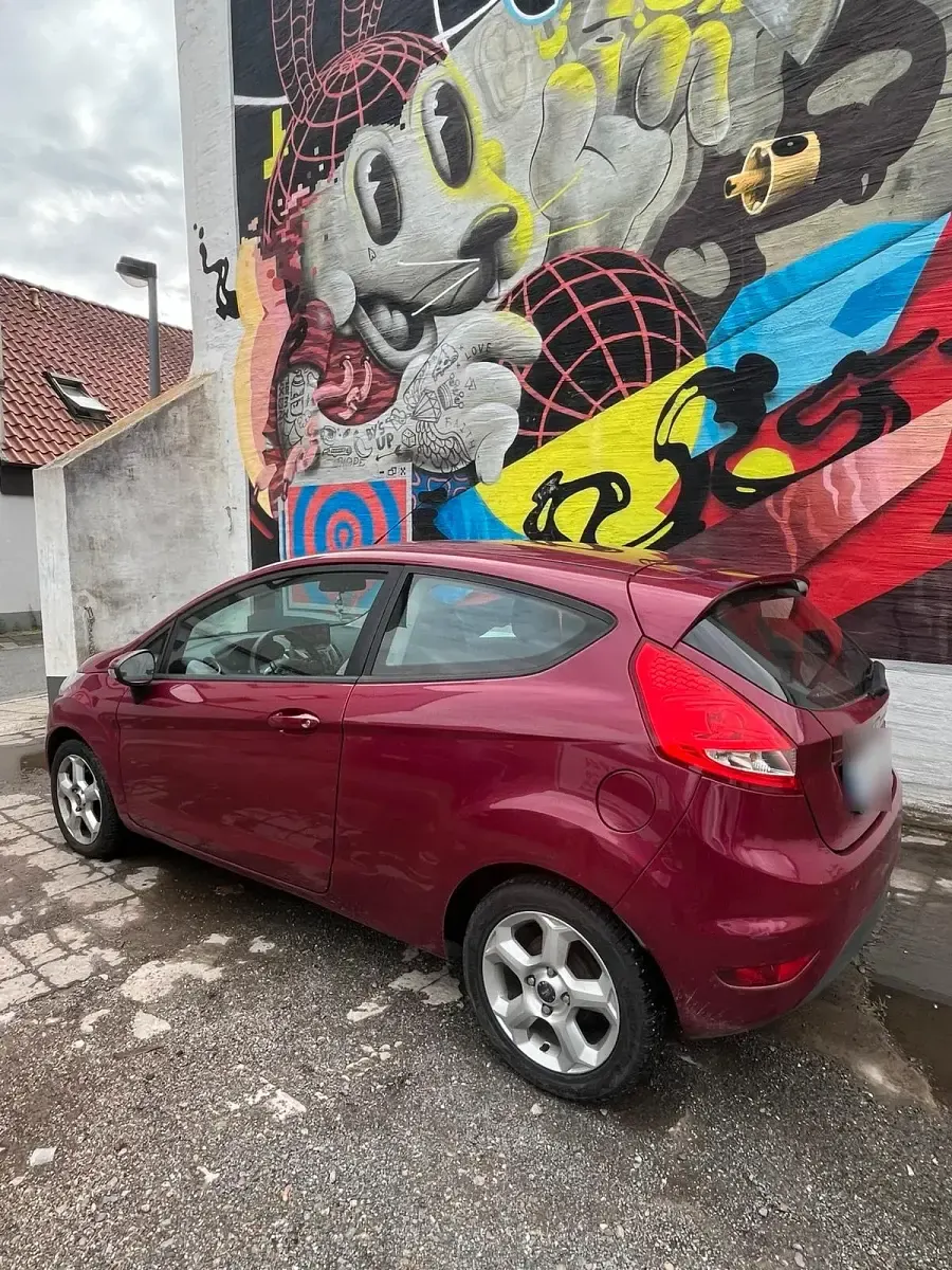 Gebraucht Ford Fiesta 82 PS (60 kW) 2009 Rot Kleinwagen