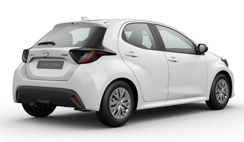 Neu Mazda 2 Prime-Line 116 PS (85 kW) 2025 Lunar white Limousine