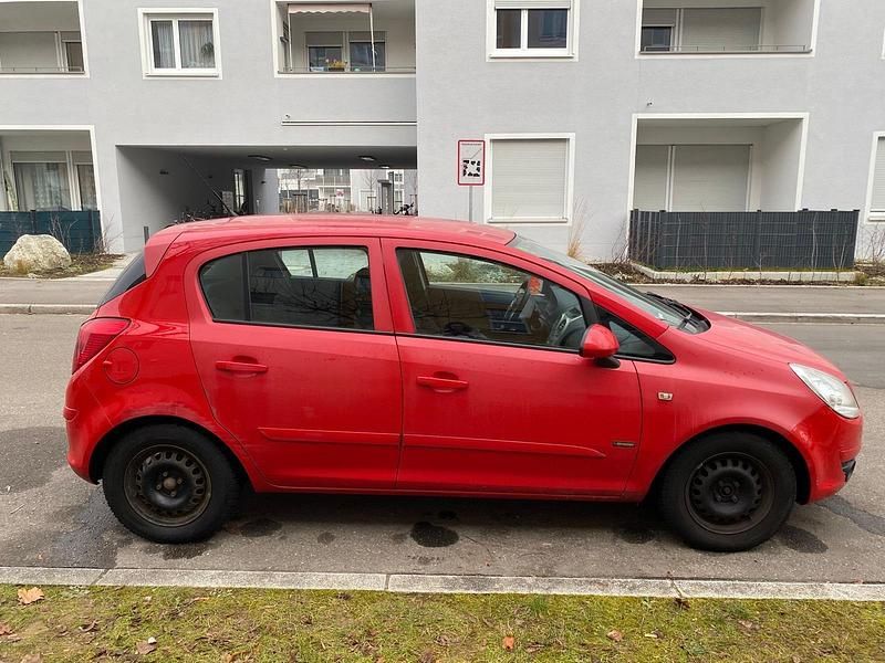 Gebraucht Opel Corsa 80 PS (58 kW) 2007 Rot Kleinwagen
