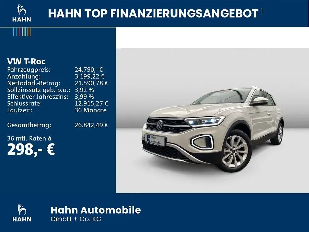 Gebraucht VW T-Roc Style 150 PS (110 kW) 2023 Grau SUV