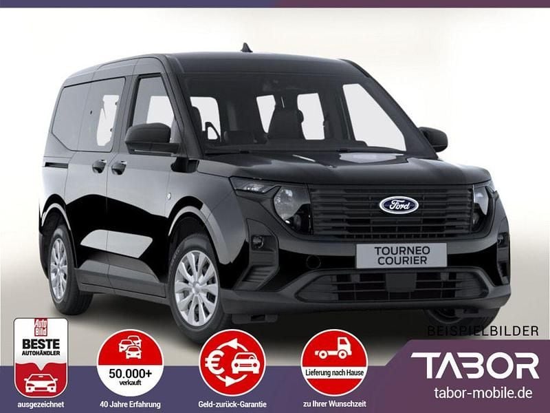 Grün (bursting green metallic) Neu 2025 Ford Tourneo Courier Trend Van / Kleinbus | 24.388 € (Superpreis) - Bild 1/4