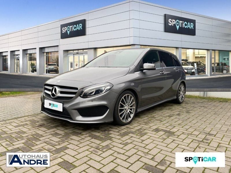 Grau Gebraucht 2017 Mercedes B200 AMG line Van / Kleinbus | 18.990 € (Teuer) - Bild 1/4