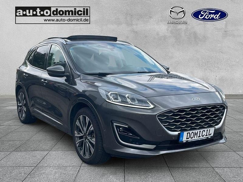 Grau Gebraucht 2021 Ford Kuga Vignale SUV | 27.500 € (Teuer) - Bild 1/4