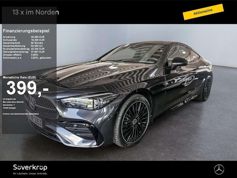 Metalliclack graphitgrau Gebraucht 2025 Mercedes CLE200 AMG Coupé | 57.950 € (Teuer) - Bild 1/4