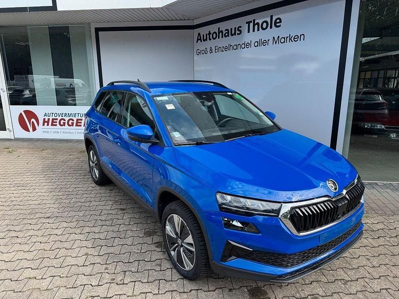 Blau Gebraucht 2023 Skoda Karoq Ambition SUV | 22.800 € (Superpreis) - Bild 1/4