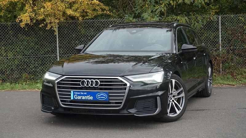 Schwarz Gebraucht 2021 Audi A6 S-Line Kombi | 28.400 € (Superpreis) - Bild 1/4