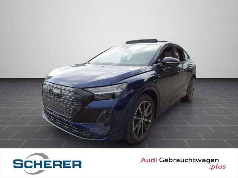 Navarrablau metallic Gebraucht 2022 Audi Q4 Sportback e-tron Ambiente SUV | 39.950 € (Fairer Preis) - Bild 1/4