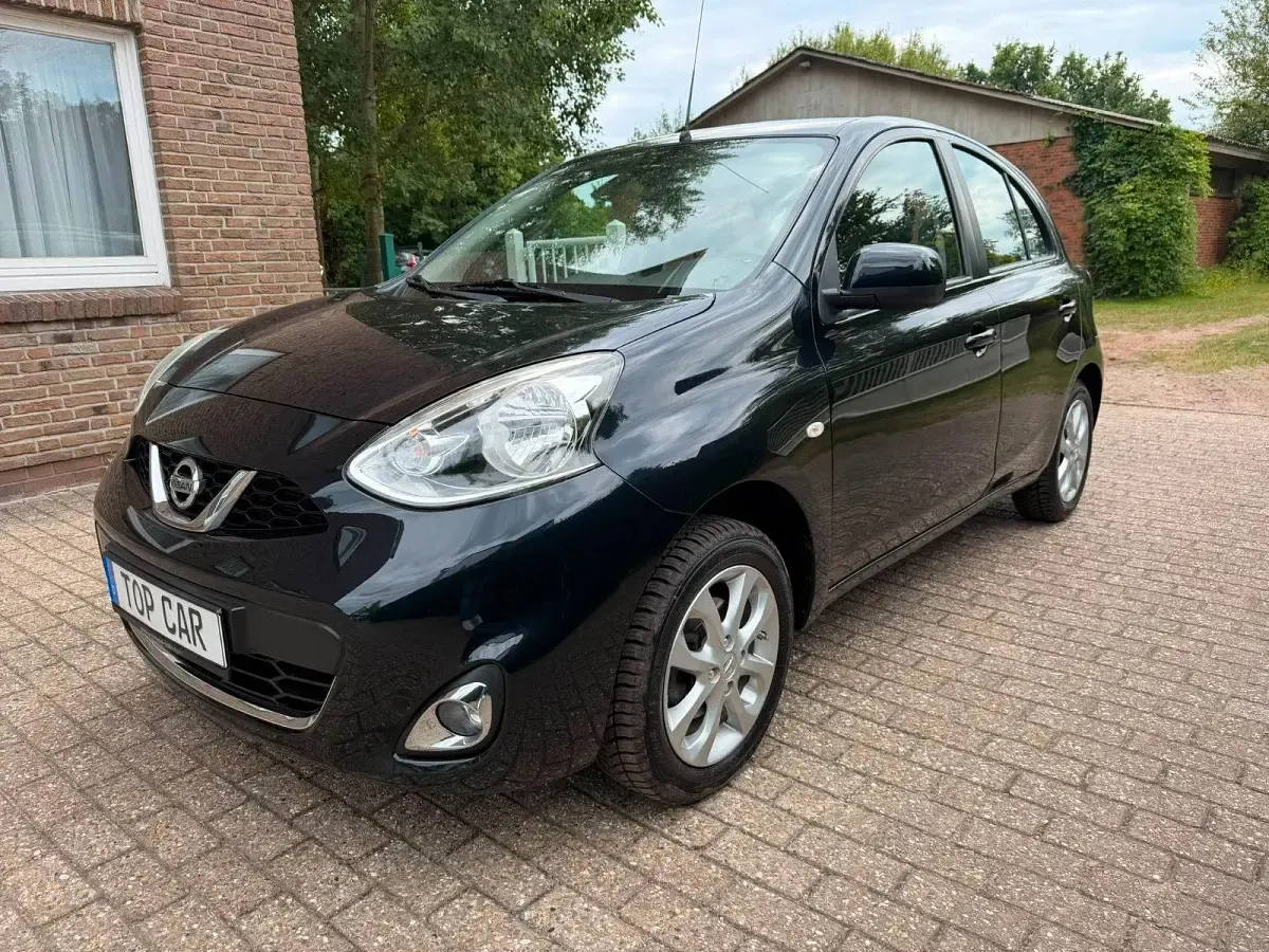 Gebraucht Nissan Micra Acenta 80 PS (58 kW) 2015 Schwarz Kleinwagen