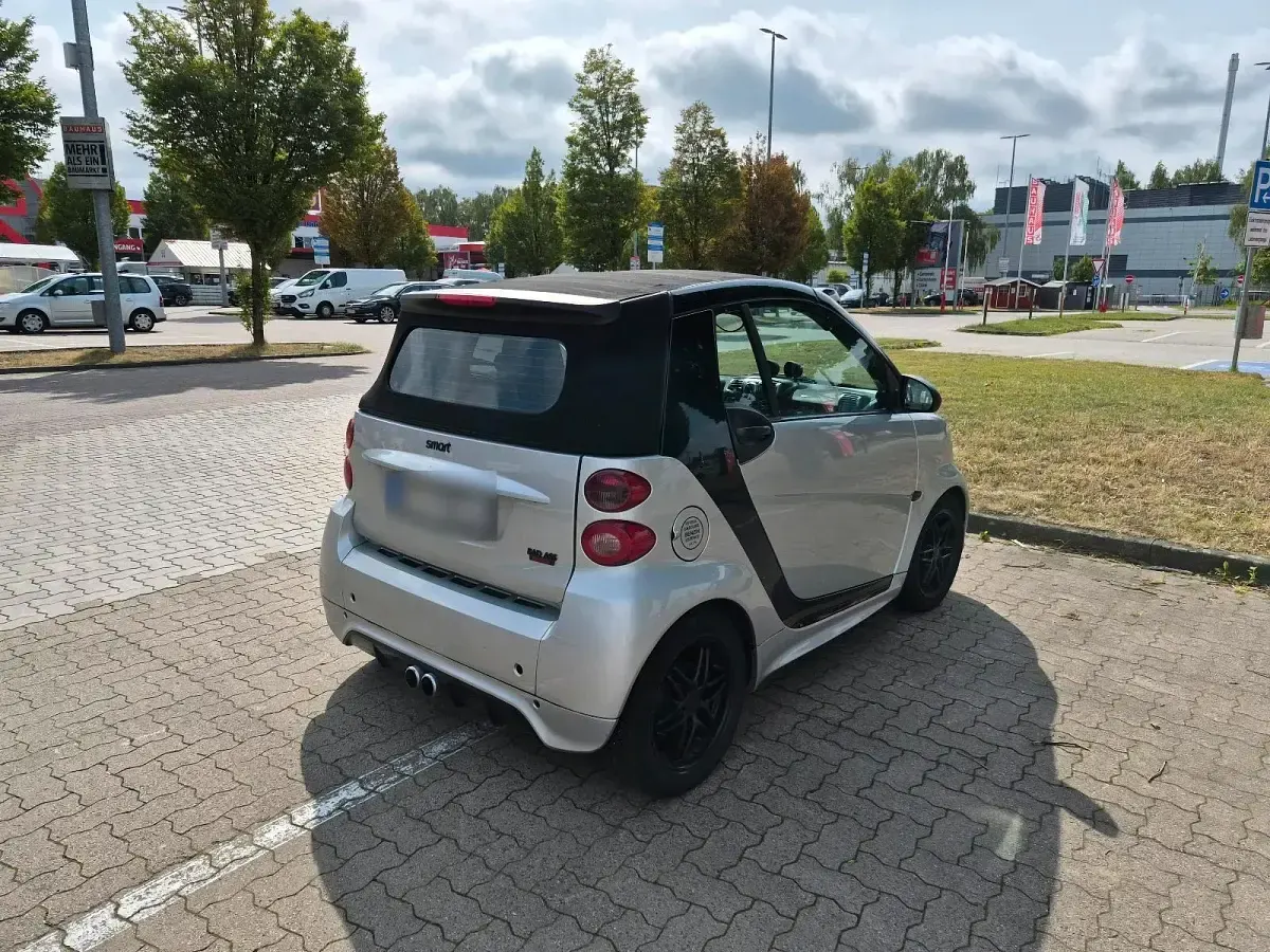 Gebraucht Smart ForTwo Cabrio Brabus 71 PS (52 kW) 2008 Silber Cabrio