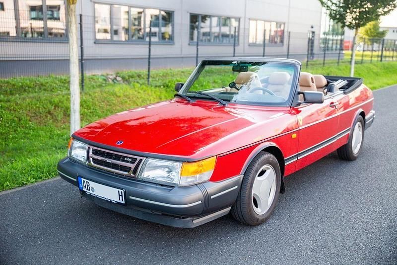 Rot Gebraucht 1989 Saab 900 Cabriolet Cabrio | 7.900 € - Bild 1/4