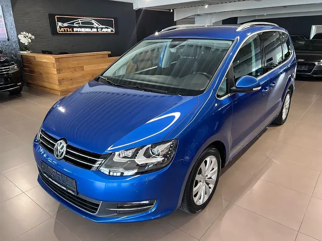 Gebraucht VW Sharan Highline 184 PS (135 kW) 2018 Blau Van / Kleinbus