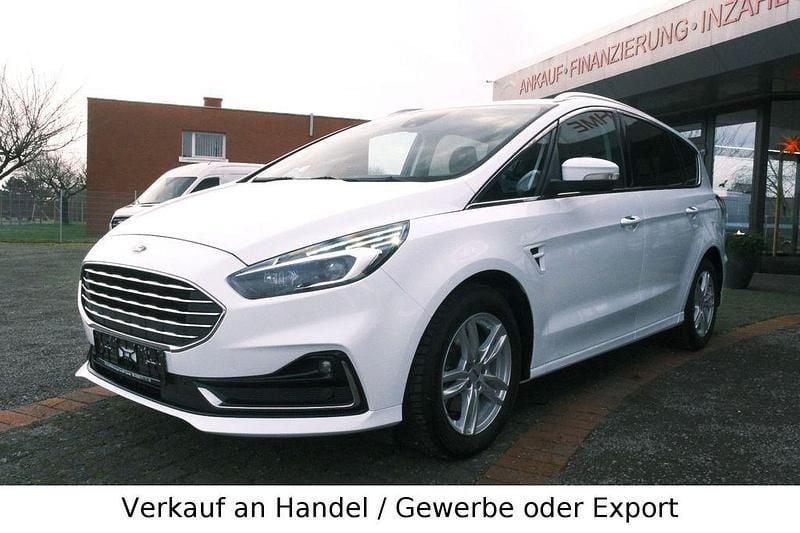 Gebraucht Ford S-MAX Titanium 190 PS (139 kW) 2021 Weiß Van / Kleinbus