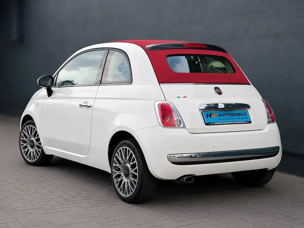 Używany Fiat 500C 69 KM (50 kW) 2013 Biały Kabriolet