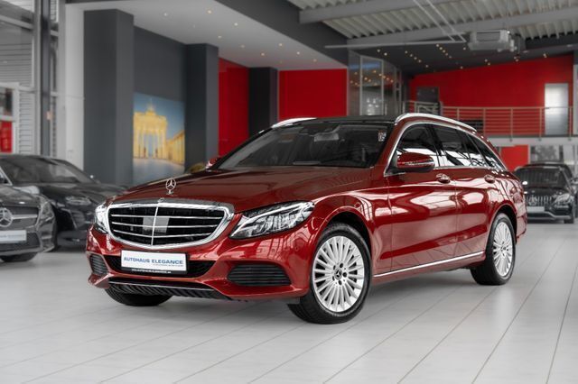 Hyazinthrot metalliclack Gebraucht 2018 Mercedes C400 Business Kombi | 28.980 € (Guter Preis) - Bild 1/4