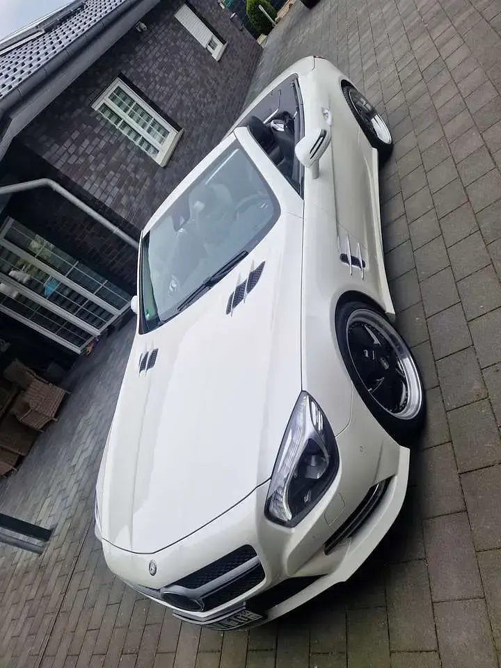 Gebraucht Mercedes SL350 AMG line 306 PS (225 kW) 2015 Weiß Cabrio