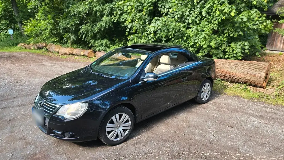 Brugt VW Eos 150 HK (110 kW) 2007 Sort Cabriolet