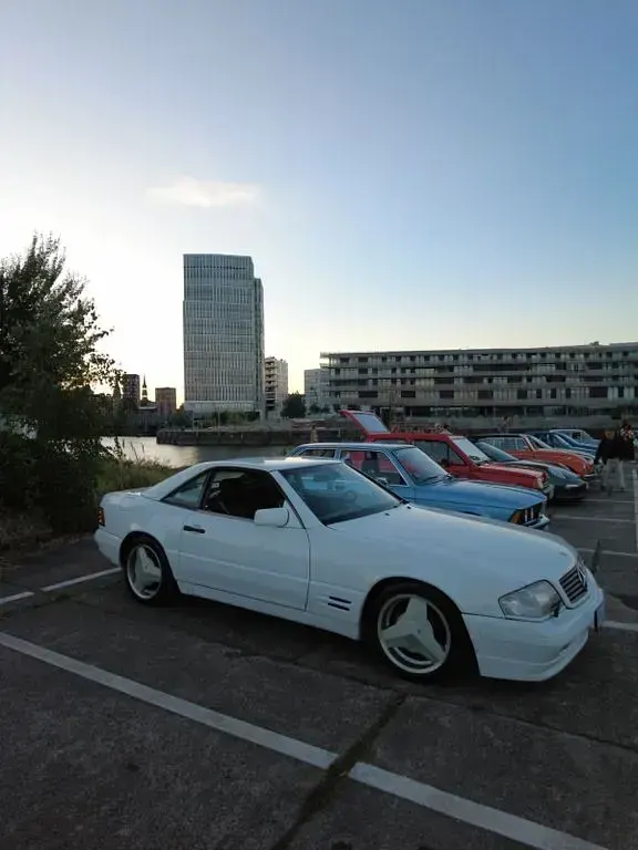 Gebraucht Mercedes SL500 320 PS (235 kW) 1998 Weiß Cabrio