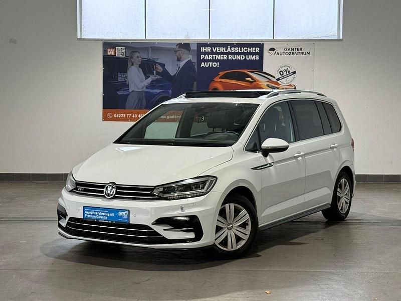 Weiß Gebraucht 2017 VW Touran R-line Van / Kleinbus | 20.390 € (Fairer Preis) - Bild 1/3
