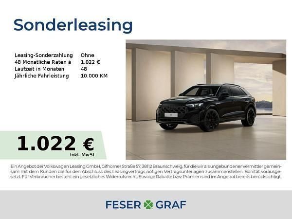 Mythosschwarz metallic Neu 2025 Audi Q8 Ambiente SUV | 103.300 € (Teuer) - Bild 1/4