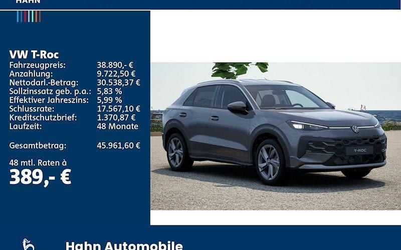 Gebraucht VW T-Roc Style 150 PS (110 kW) 2026 Grau SUV