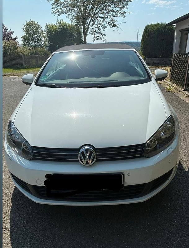 Weiß Gebraucht 2015 VW Golf Cabriolet Cabrio | 8.450 € (Guter Preis) - Bild 1/4