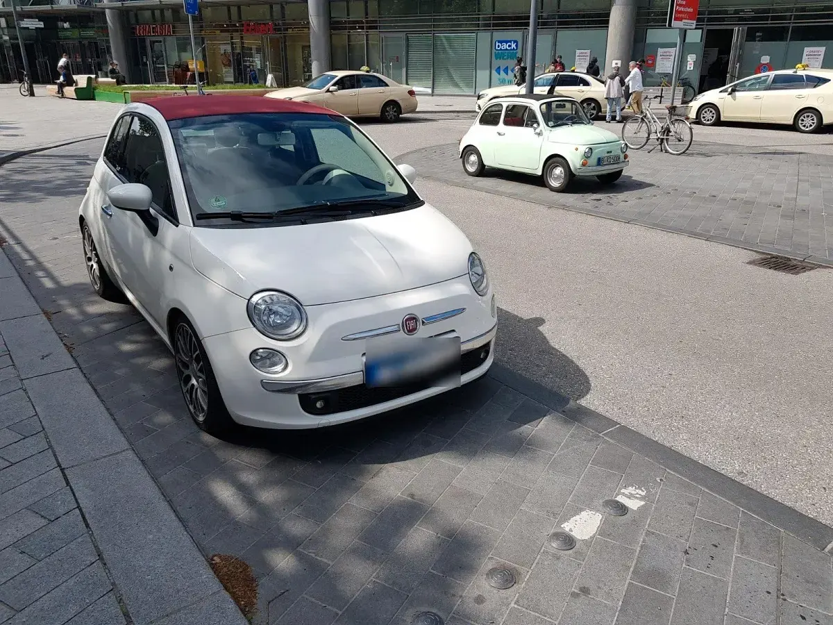 Gebraucht Fiat 500C 100 PS (73 kW) 2009 Weiß Cabrio