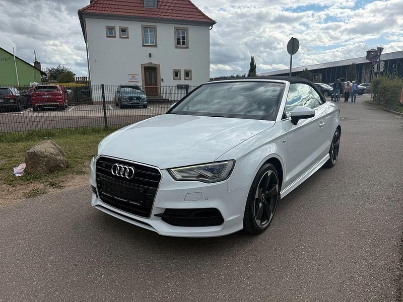 Weiß Gebraucht 2014 Audi A3 Cabriolet S-Line Cabrio | 17.900 € (Etwas zu teuer) - Bild 1/4