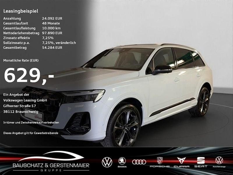 Gletscherweiss (weiss) Neu 2024 Audi Q7 S-Line SUV | 97.890 € (Teuer) - Bild 1/4
